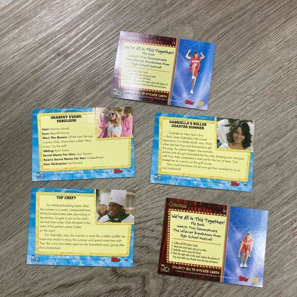 Disney High School Musical 2‎ DVD Sing-Along 2007 + HSM Topps Trading Cards Vtg - Picture 8 of 8